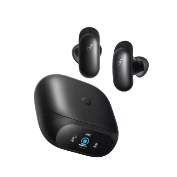 Anker Soundcore Liberty 5 Pro True Wireless Earbuds ar adaptīvo ANC, Hi-Res Audio, bezvadu uzlādi - Midnight Black