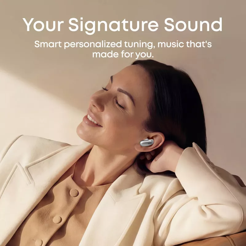 Anker Soundcore Liberty 5 Pro True Wireless In-Ear Austiņas ar Adaptive ANC, LDAC, Pērļu balta