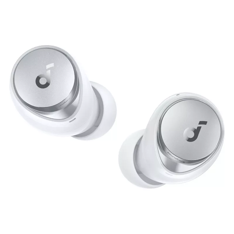 Anker Soundcore Space A40 True Wireless Noise Cancelling In-Ear Headset, Bluetooth 5.2, LDAC, IPX4, Balts