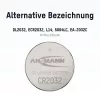 ANSMANN CR2032 Litija monētu elements 3V 230mAh (1 iepakojums)