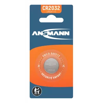 ANSMANN CR2032 Litija monētu elements 3V 230mAh (1 iepakojums)