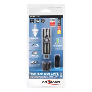 ANSMANN Lukturītis Future T350FR 350 Lumen CREE LED Fokuss Regulējams IPX4