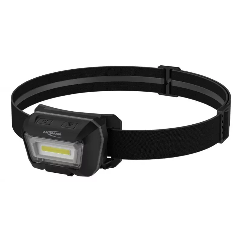 ANSMANN HD280RS LED galvas lukturis 280 lm IPX4 melns/pelēks