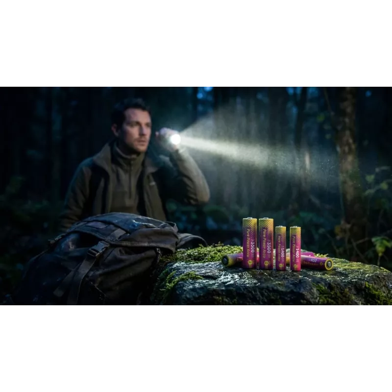 ANSMANN PurePower Set AA Lādētājs ar 4x AA 2100mAh NiMH Akumulatoriem