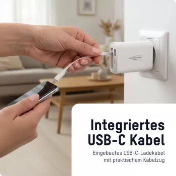 ANSMANN USB Lādētājs 230PD 30W Balts