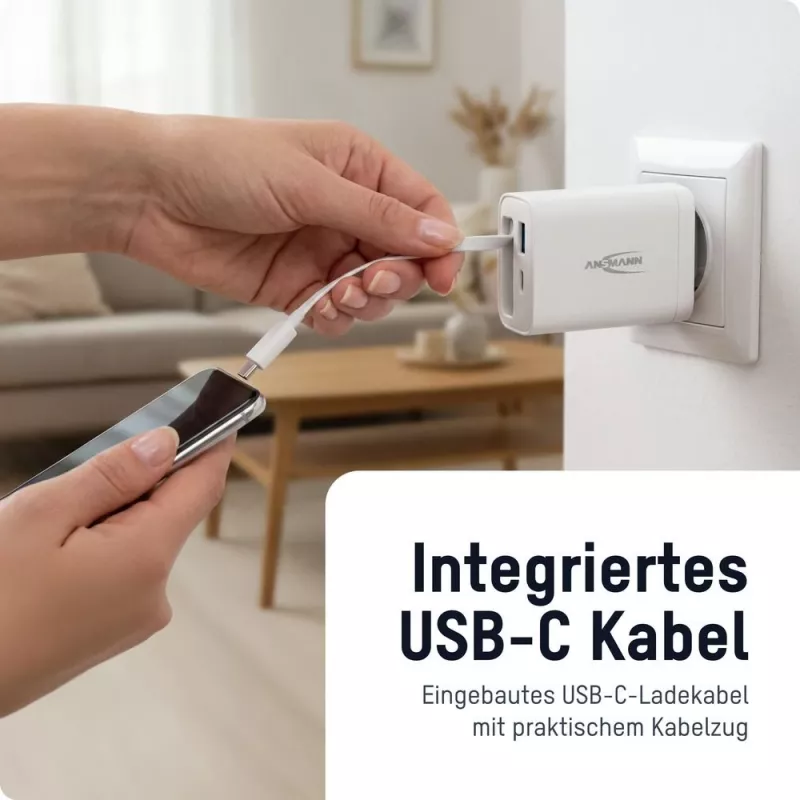 ANSMANN USB Lādētājs 230PD 30W Balts