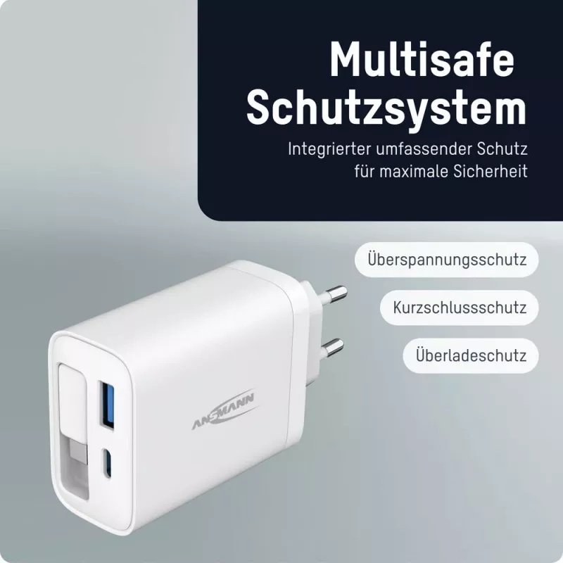 ANSMANN USB Lādētājs 230PD 30W Balts