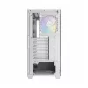 Antec CX300 ARGB ATX vidējā torņa spēļu korpuss, balts, rūdīts stikls, 4 ARGB ventilatori