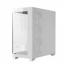 Antec CX300 ARGB ATX vidējā torņa spēļu korpuss, balts, rūdīts stikls, 4 ARGB ventilatori