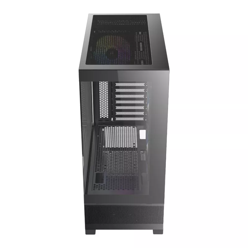 Antec CX700 ARGB B Mid-Tower spēļu korpuss - rūdīts stikls, 4x ARGB ventilatori, E-ATX atbalsts, melns