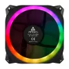 Antec Prizm 120 ARGB korpusa ventilators 5 gab. komplekts + kontrolieris - Melns