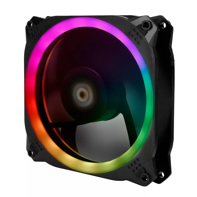 Antec Prizm 120 ARGB korpusa ventilators 5 gab. komplekts + kontrolieris - Melns