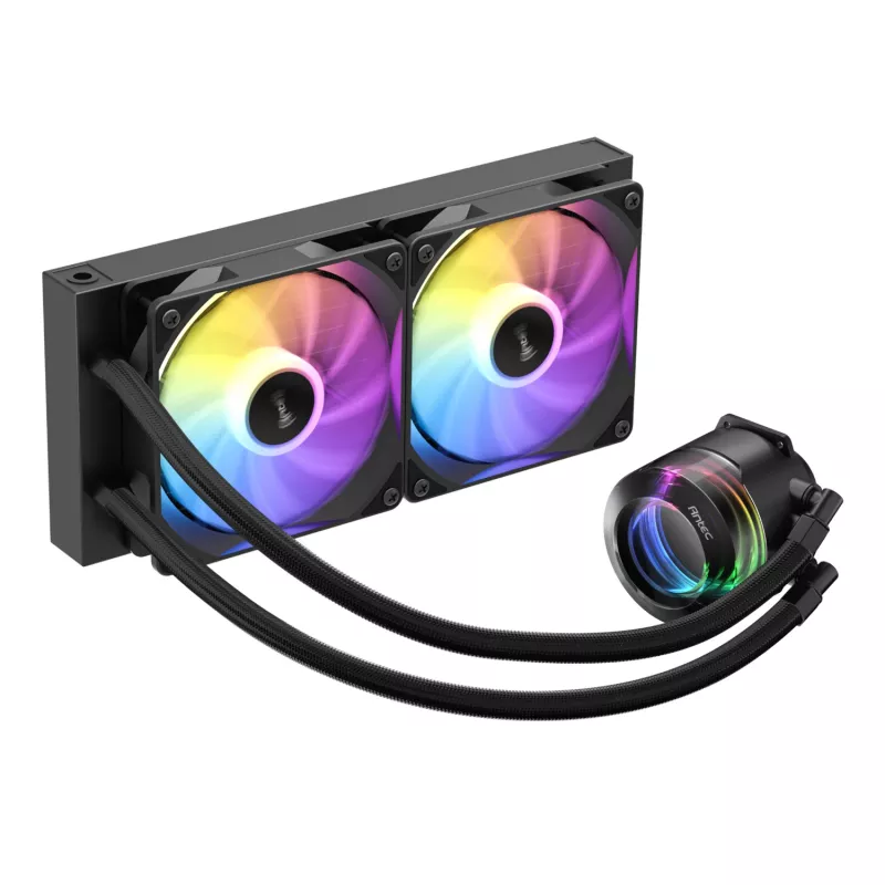 Antec VORTEX LUM 240 ARGB AIO CPU šķidruma dzesētājs – melns