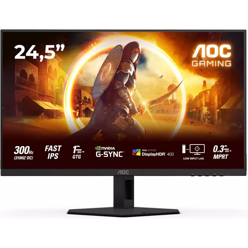 AOC 25G4SRE 24,5 collu Full HD IPS 180Hz spēļu monitors