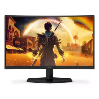 AOC C24G42FE 23.6 collu Full HD VA izliekts spēļu monitors – 180Hz, 4ms, HDR, FreeSync Premium, HDMI un DisplayPort