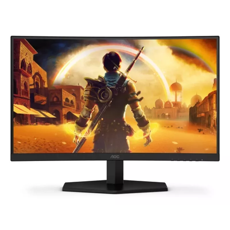 AOC C24G42FE 23.6 collu Full HD VA izliekts spēļu monitors – 180Hz, 4ms, HDR, FreeSync Premium, HDMI un DisplayPort