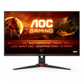 AOC Q27G2E/BK 27 inch QHD VA Gaming Monitor (Demonstrācijas vienība)