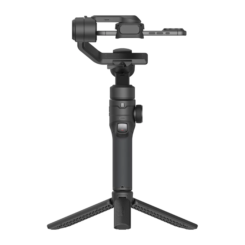 AOCHUAN S3 Smartphone Gimbal ar AI izsekošanu, LED skārienekrānu, apgaismojumu un powerbank