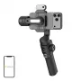 AOCHUAN S3 Smartphone Gimbal ar AI izsekošanu, LED skārienekrānu, apgaismojumu un powerbank