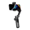 AOCHUAN Smart X Pro 3-Assu Gimbal Stabilizators ar AI izsekošanu un žestu vadību viedtālruņiem, melns