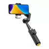 AOCHUAN Smart X3 AI Tracking Gimbal Stabilizer ar LED gaismu un pašbildes nūju viedtālrunim, melns