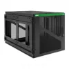 APC NetShelter 12U sienas stiprinājuma skapis ar sānu UPS dziļumu, melns