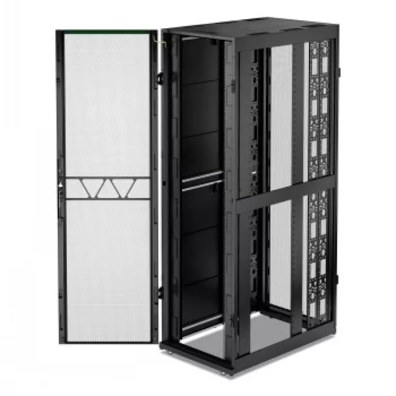 APC NetShelter SX Server Rack Gen 2, 52U, 2436H x 750W x 1200D mm, ar sānu paneļiem