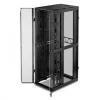 APC NetShelter SX Server Rack Gen 2, 52U, 2436H x 750W x 1200D mm, ar sānu paneļiem