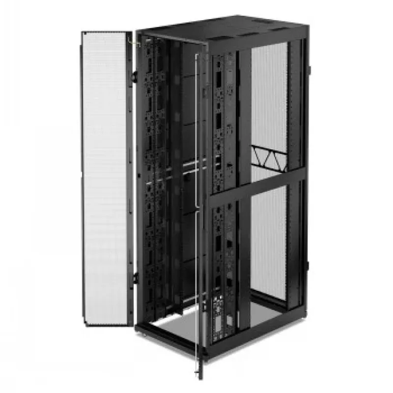 APC NetShelter SX Server Rack Gen 2, 52U, 2436H x 750W x 1200D mm, ar sānu paneļiem