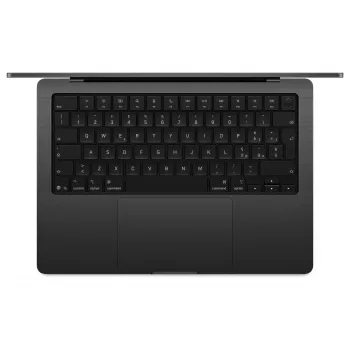 Apple MacBook Pro 14 M5 Space Black, 24GB RAM, 4TB SSD, vācu tastatūra, nano-tekstūras stikls, 70W USB-C barošanas adapteris