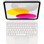Apple Magic Keyboard Folio ar skārienpaliktni - britu angļu (QWERTY) - balts - iPad (10. paaudzei)