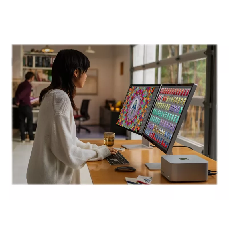 Apple Studio Display 27 collu 5K Retina monitors, standarta stikls, sudraba krāsa, regulējams slīpuma statīvs