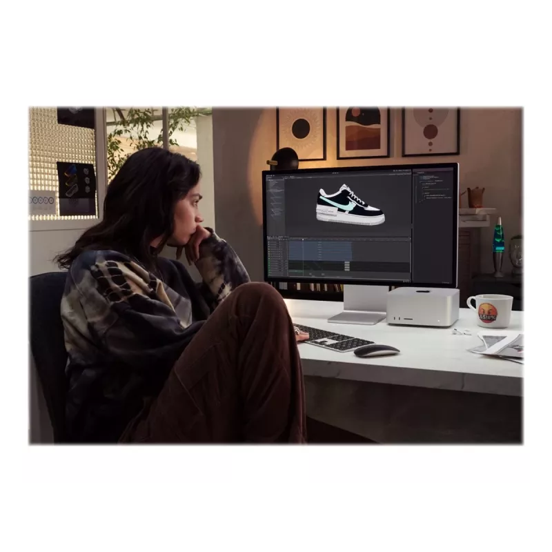 Apple Studio Display 27 collu 5K Retina monitors, standarta stikls, sudraba krāsa, regulējams slīpuma statīvs