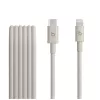 Apple USB-C uz Lightning kabelis (1m) MDGL4ZM/A - balts - pīts neilons - MFi sertificēts