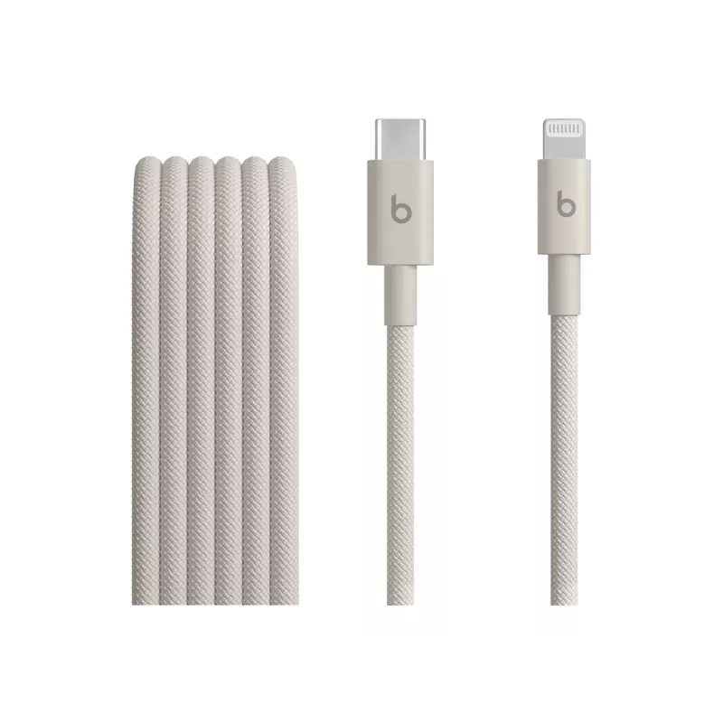 Apple USB-C uz Lightning kabelis (1m) MDGL4ZM/A - balts - pīts neilons - MFi sertificēts