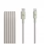 Apple USB-C uz Lightning kabelis (1m) MDGL4ZM/A - balts - pīts neilons - MFi sertificēts