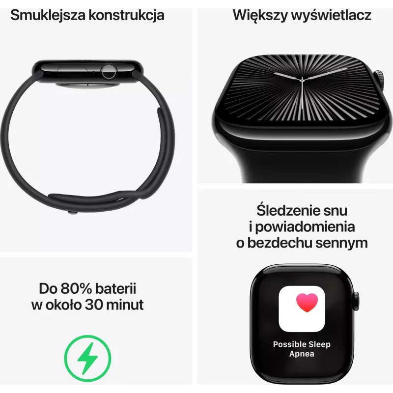 Apple Watch Series 10 LTE 42mm alumīnija rožu zelts (MWX93QL/A)
