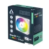 Arctic BioniX P12 A-RGB White 3-Pack – 120mm PWM korpusa ventilators ar adresējamu RGB un Daisy Chain, 450-3000 RPM