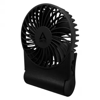 Arctic Summair 2Go Uzlādējams Akumulatora Galda Ventilators - 10 cm (Melns)