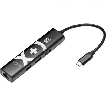 Arduino USB-C dokstacija TPX00241 8-in-1 ar HDMI, Ethernet, 65W PD, melna