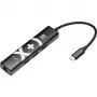 Arduino USB-C dokstacija TPX00241 8-in-1 ar HDMI, Ethernet, 65W PD, melna