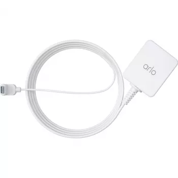 ARLO USB lādētājs ar Euro spraudni uz USB-C 7,6m āra versija balta