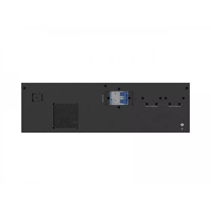 ARMAC B/2009/R/DF 3U Rackmount ārējais akumulatoru bloks Rack Online DF sērijas 6kVA/10kVA UPS, 20x 12V 9Ah VRLA akumulatori, 240V DC, melns