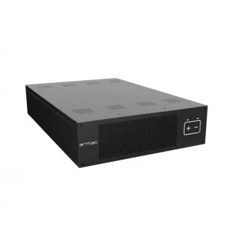 ARMAC B/2009/R/DF 3U Rackmount ārējais akumulatoru bloks Rack Online DF sērijas 6kVA/10kVA UPS, 20x 12V 9Ah VRLA akumulatori, 240V DC, melns