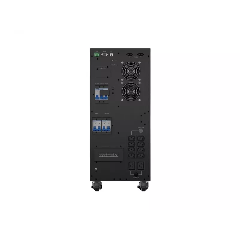 ARMAC Office On-Line PF1 6000VA 6000W Rack/Tower UPS, dubultā pārveidošana, 8x IEC C13, 2x IEC C19, LCD, bezputekļu metāla korpuss