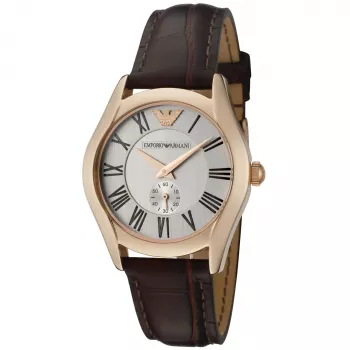 ARMANI AR0678 Sieviešu kvarca pulkstenis 35mm nerūsējošais tērauds balts ciparnīca