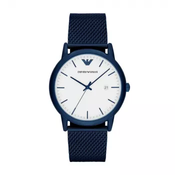 ARMANI AR11025 Vīriešu pulkstenis 43mm Nerūsējošais tērauds Kvarca analogs Melns ciparnīca