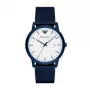 ARMANI AR11025 Vīriešu pulkstenis 43mm Nerūsējošais tērauds Kvarca analogs Melns ciparnīca