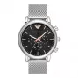 ARMANI AR11429 Vīriešu kvarca hronogrāfa pulkstenis 46mm nerūsējošais tērauds