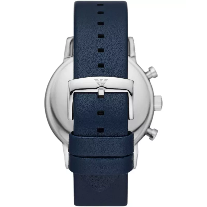 Armani AR11451 Vīriešu hronogrāfs nerūsējošā tērauda pulkstenis 46mm